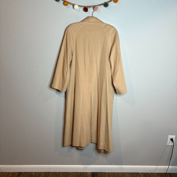 Genny Made in Italy tan cashmere duster coat - Picture 9 of 9
